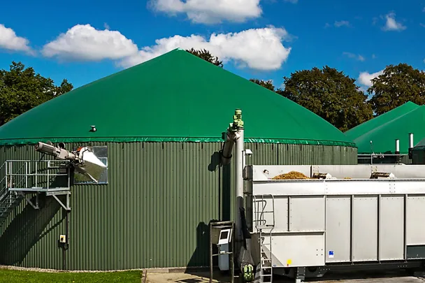 Biogas plant on Hülsenberg estate
